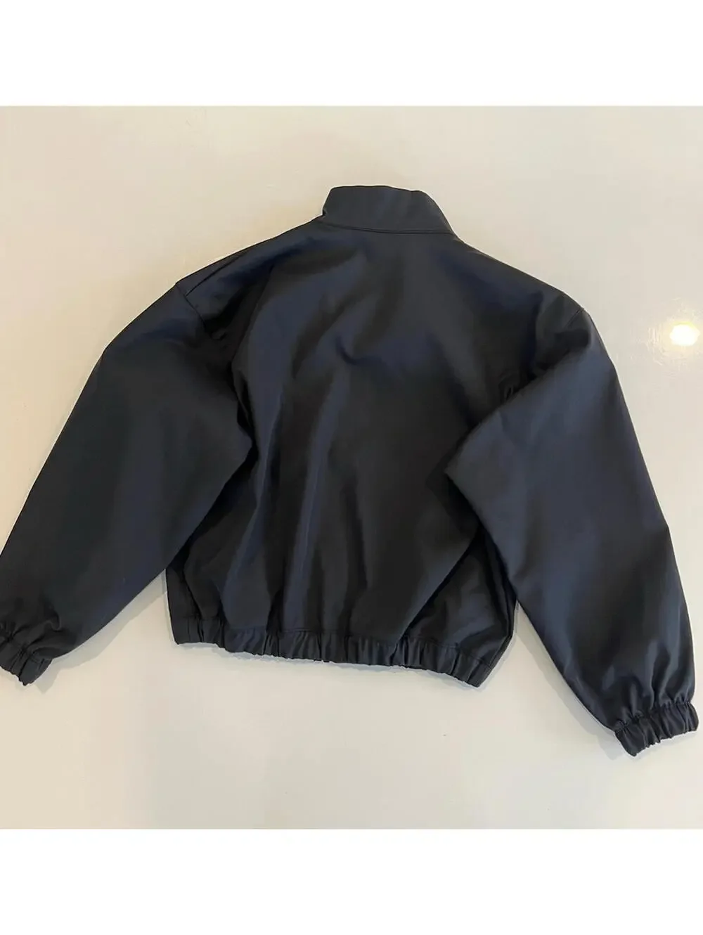 $60 Nike sportswear Girls Oversized Lightweight Black Jacket Size Medium FZ5557